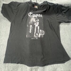 Tupac Shakur Collab With Cross Colours Collage T-Shirt Size XL